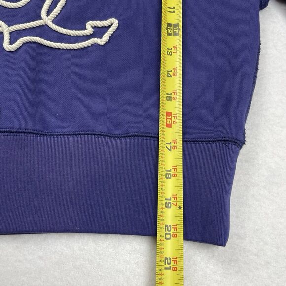 J Crew Women’s Nautical Rope Anchor Sweater Fisherman Purple-XS - Picture 6 of 11